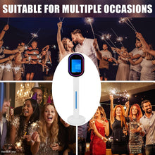 Load image into Gallery viewer, 13.3 In Portable Touch Mirror Photo Booth Built-in Mini PC &amp; Camera Photo Booth with Round Ring Light and Flight Case for Events Wedding Rental Business